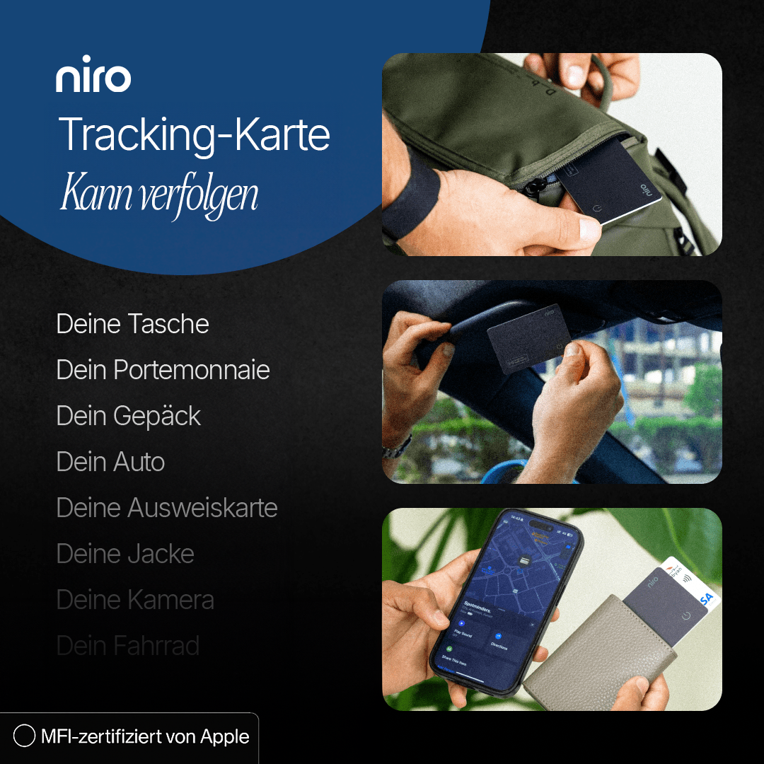 NIRO Tracking-Karte